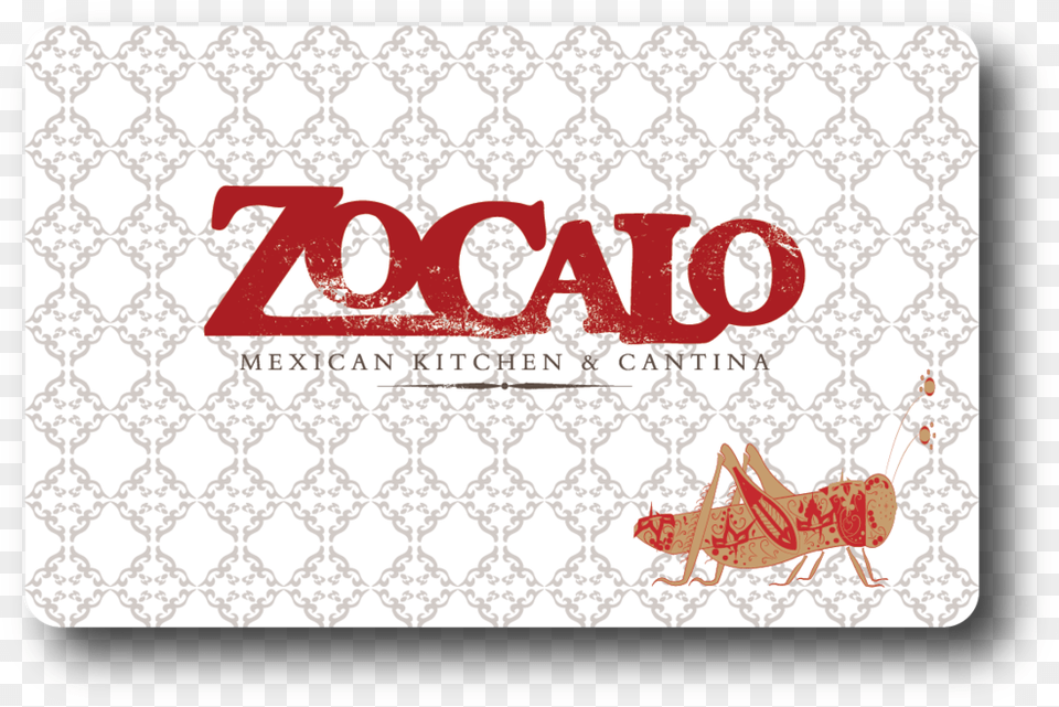 Zocalo Giftcard Zocalo, Text, Animal, Cricket Insect, Insect Png Image