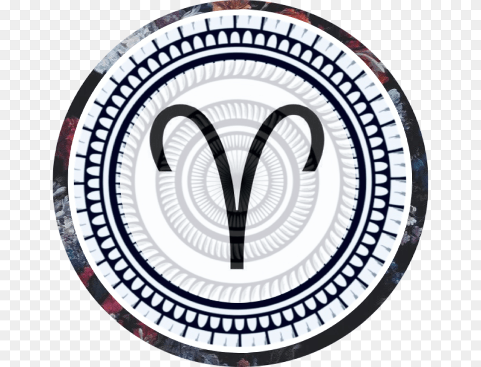 Zodiac Aries Symbol April Freetoedit Chumash Basket, Emblem, Machine, Wheel, Logo Free Png