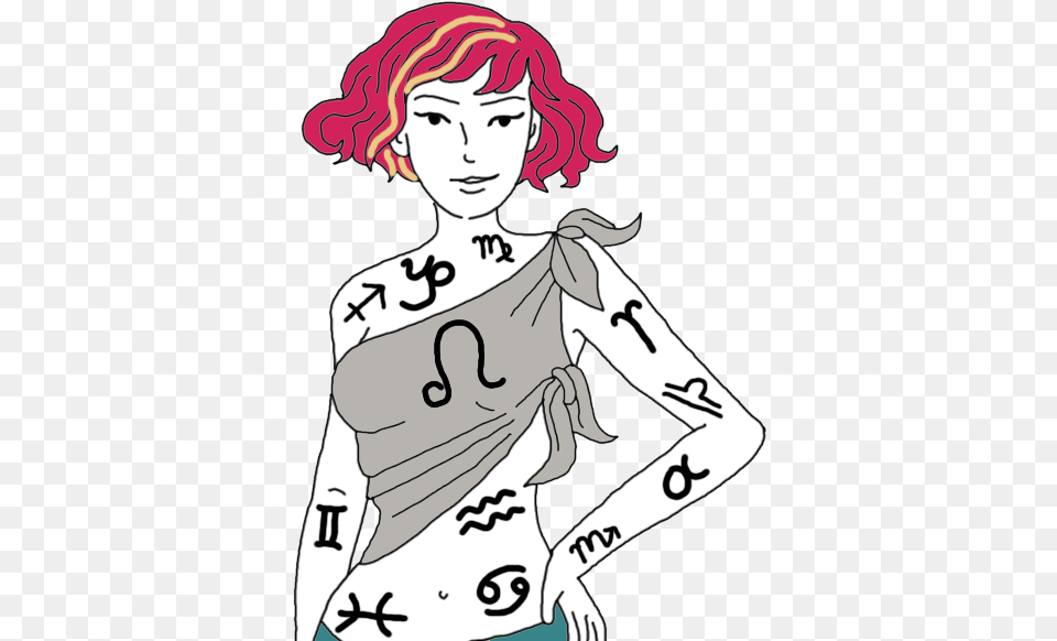 Zodiac Dreams Illustration, Adult, Person, Woman, Female Free Transparent Png