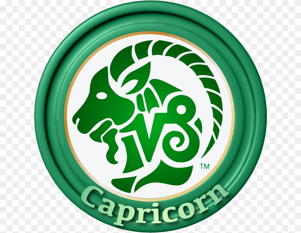 Zodiac Sign Capricorn Emblem, Logo, Plate, Symbol Free Png