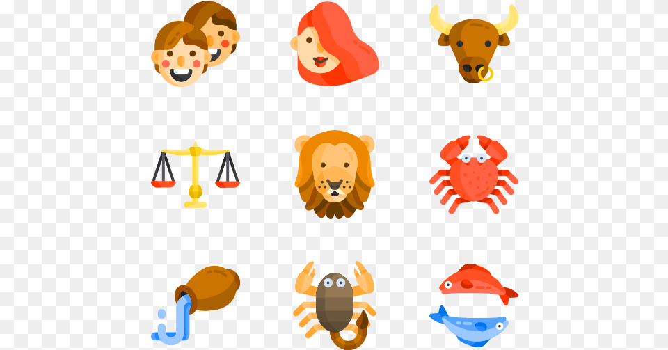 Zodiac Signs Zodiac Signs Icons, Animal, Mammal, Wildlife, Bear Free Png
