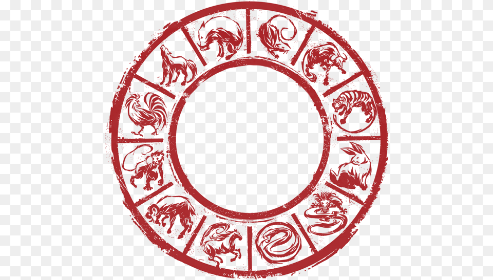 Zodiac Wheel Zodiac Legacy, Maroon Free Png Download