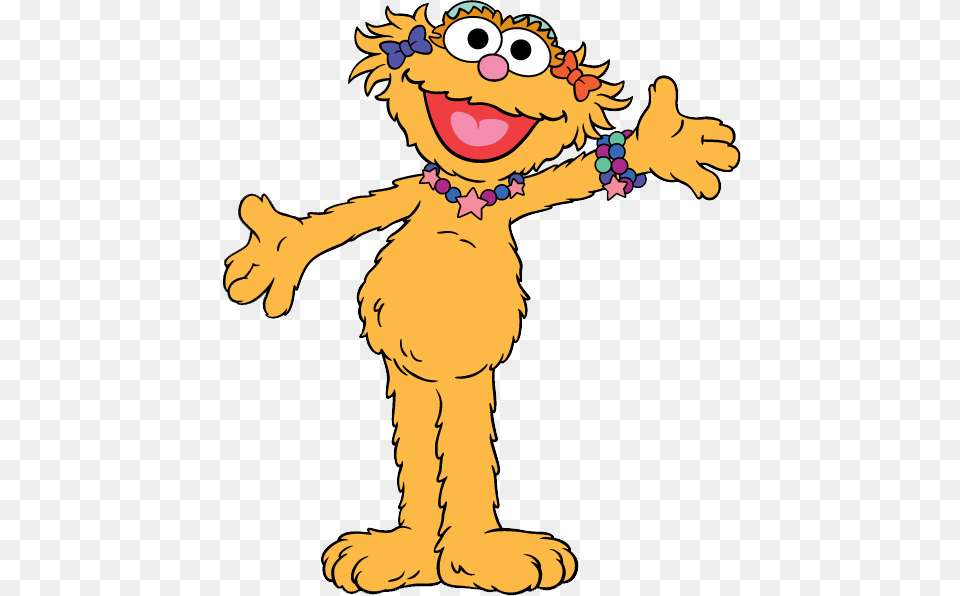 Zoe 04 Zoey From Sesame Street, Baby, Person, Cartoon, Face Free Png