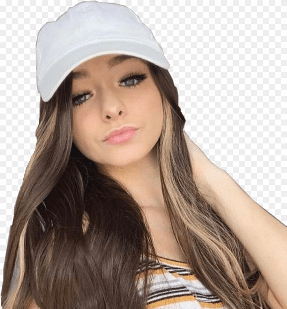 Zoe Laverne Brown Hair, Baseball Cap, Cap, Clothing, Hat Free Transparent Png