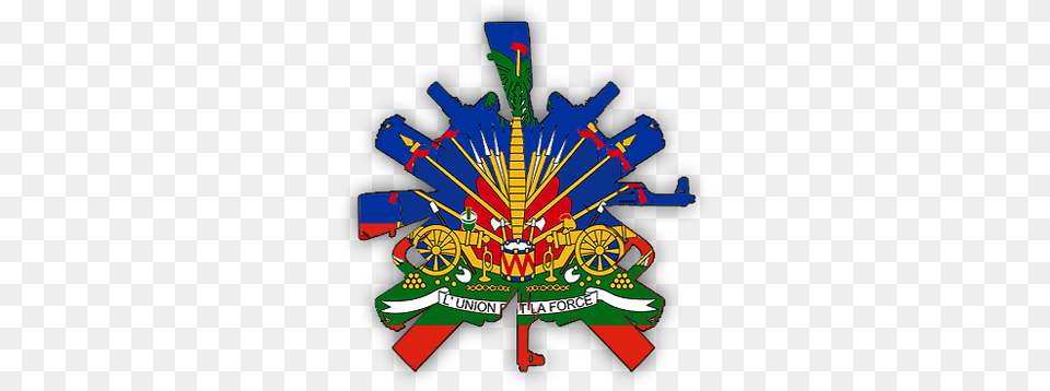 Zoe Pound Los Santos Roleplay Haiti Flag Tree, Emblem, Symbol, Bulldozer, Machine Free Transparent Png