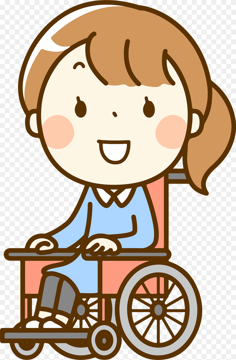 Zoe Woman In A Wheelchair Clipart, Machine, Wheel, Animal, Bird Free Transparent Png
