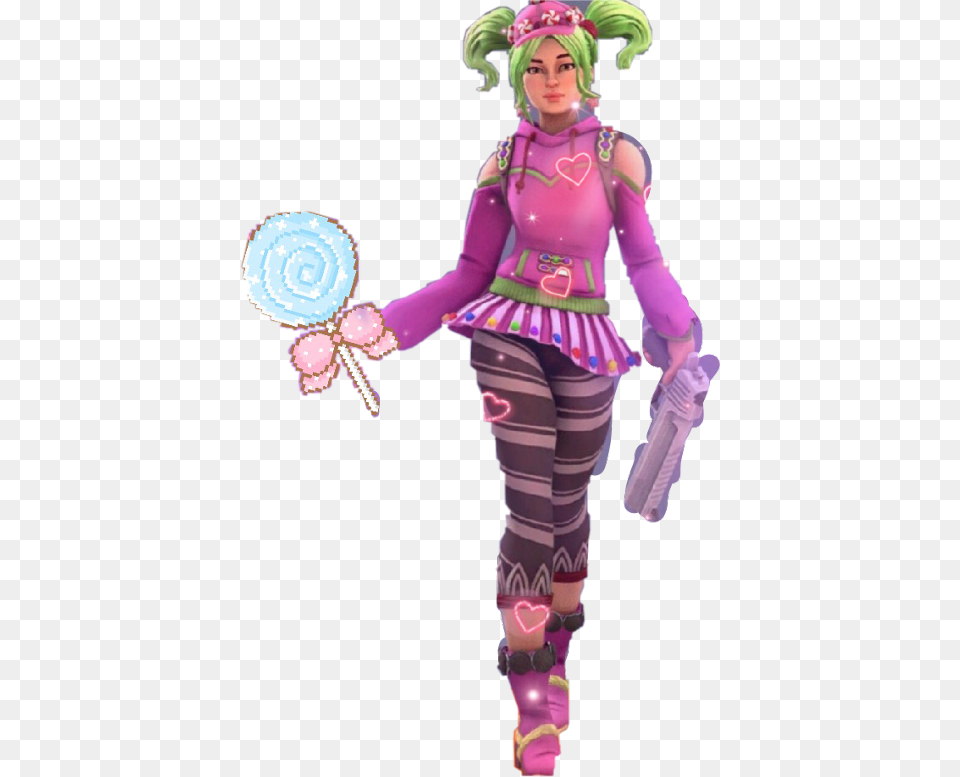 Zoey Fortnite Girl Fortnite Zoey, Food, Sweets, Clothing, Costume Png