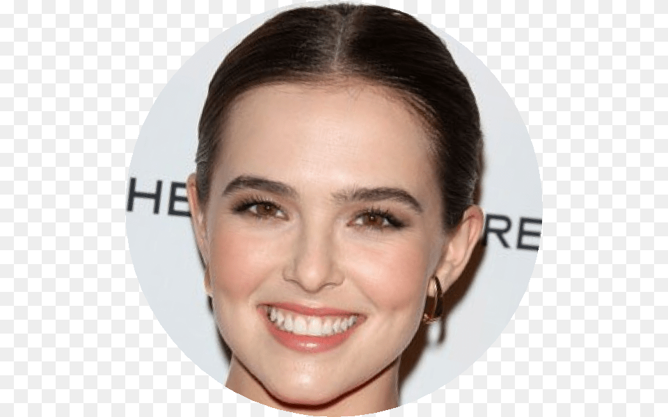 Zoeydeutch Hearts On Fire Logo, Dimples, Face, Happy, Head Png