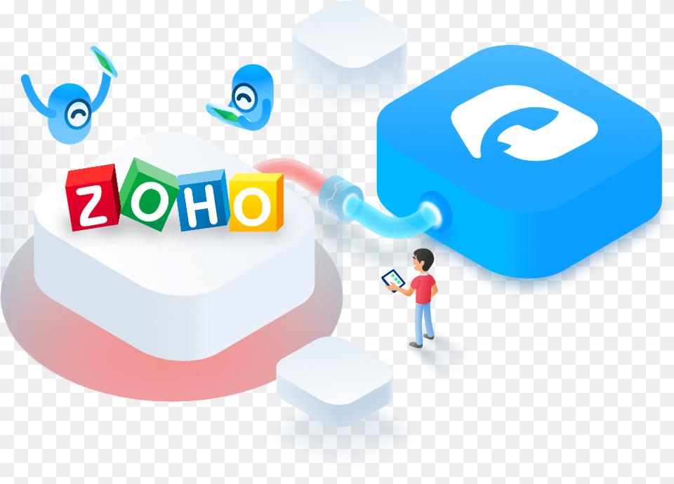 Zoho Crm Integration For Your Call Center And Business Phone Zoho Crm, Person, Cleaning Png