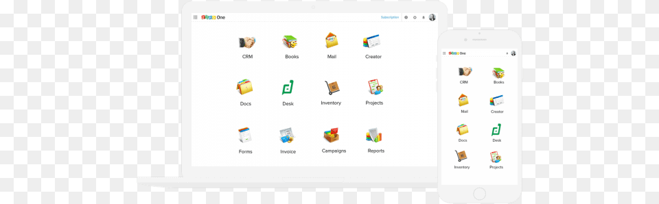 Zoho Unveils Bundled Business App Suite Smart Device, Computer, Electronics, Tablet Computer, Text Png