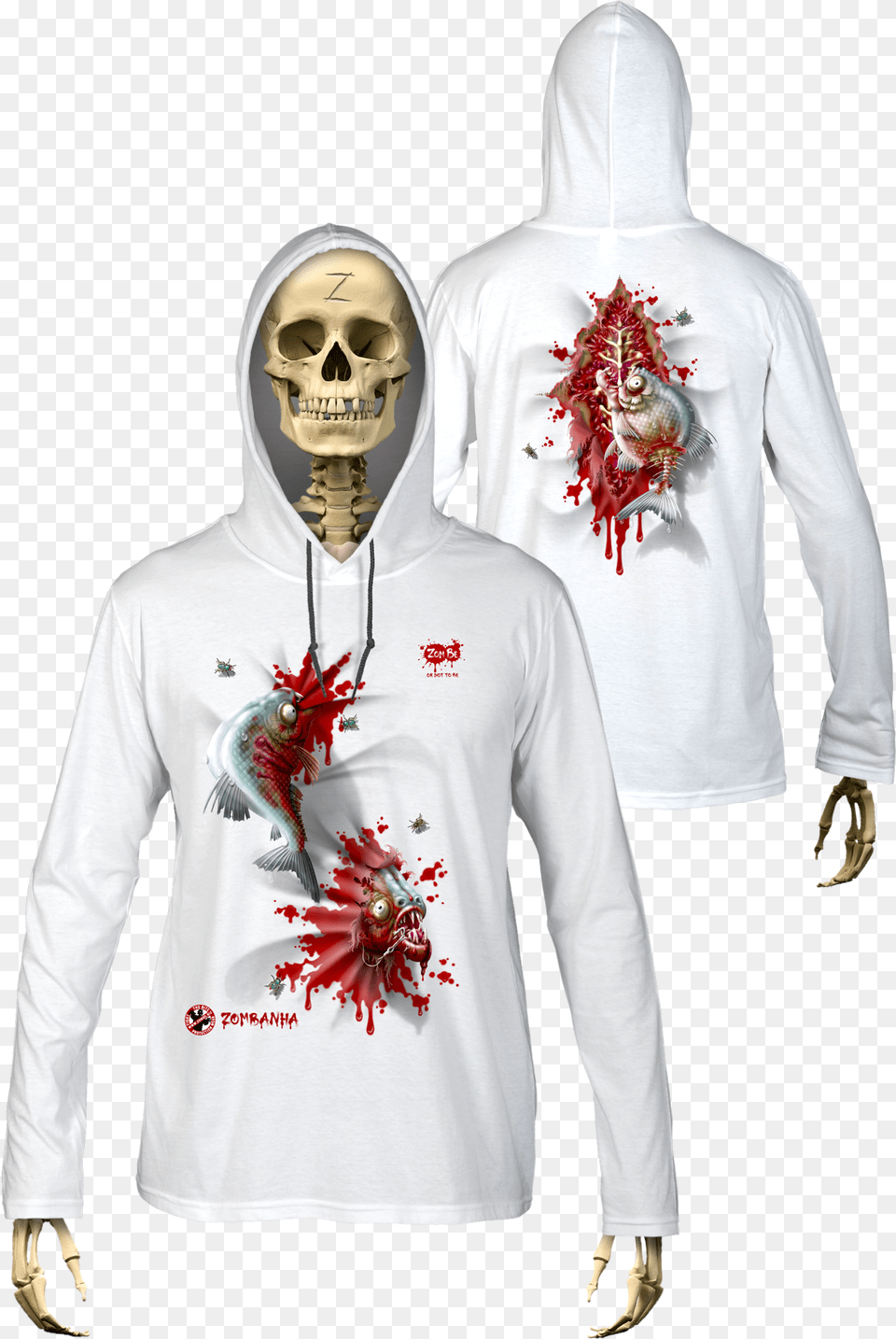 Zombe Hooded Longsleeves Anti Zombie Zombanha For Man Zombie, Sweatshirt, Sweater, Sleeve, Long Sleeve Free Transparent Png