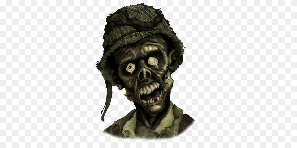 Zombie 137 Undead Soldier, Face, Head, Person, Photography Free Png