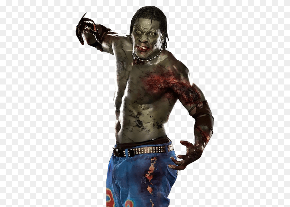 Zombie, Adult, Face, Head, Male Png Image