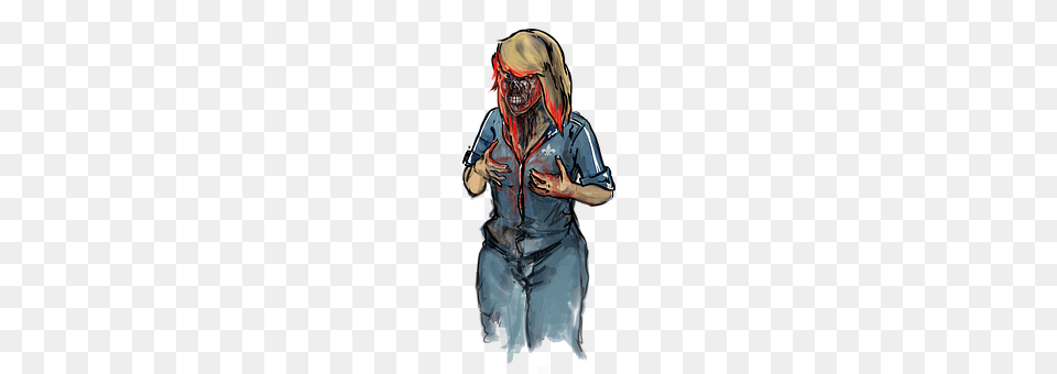 Zombie Adult, Person, Female, Woman Free Png
