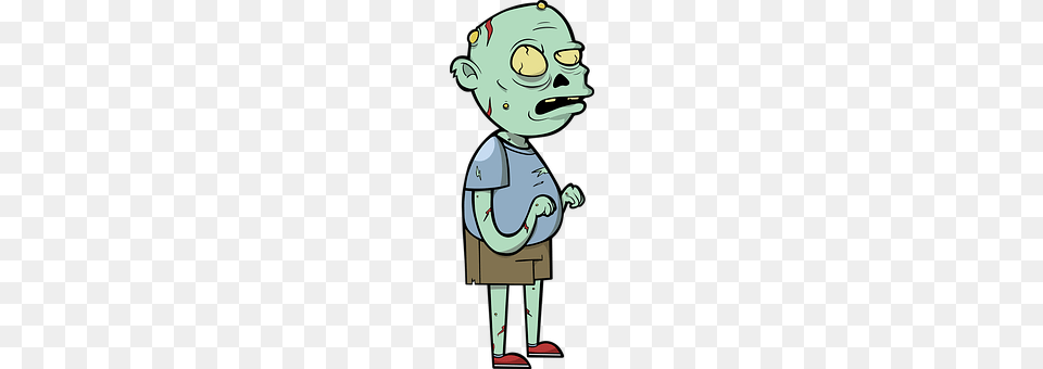 Zombie Cartoon, Baby, Person, Art Png Image