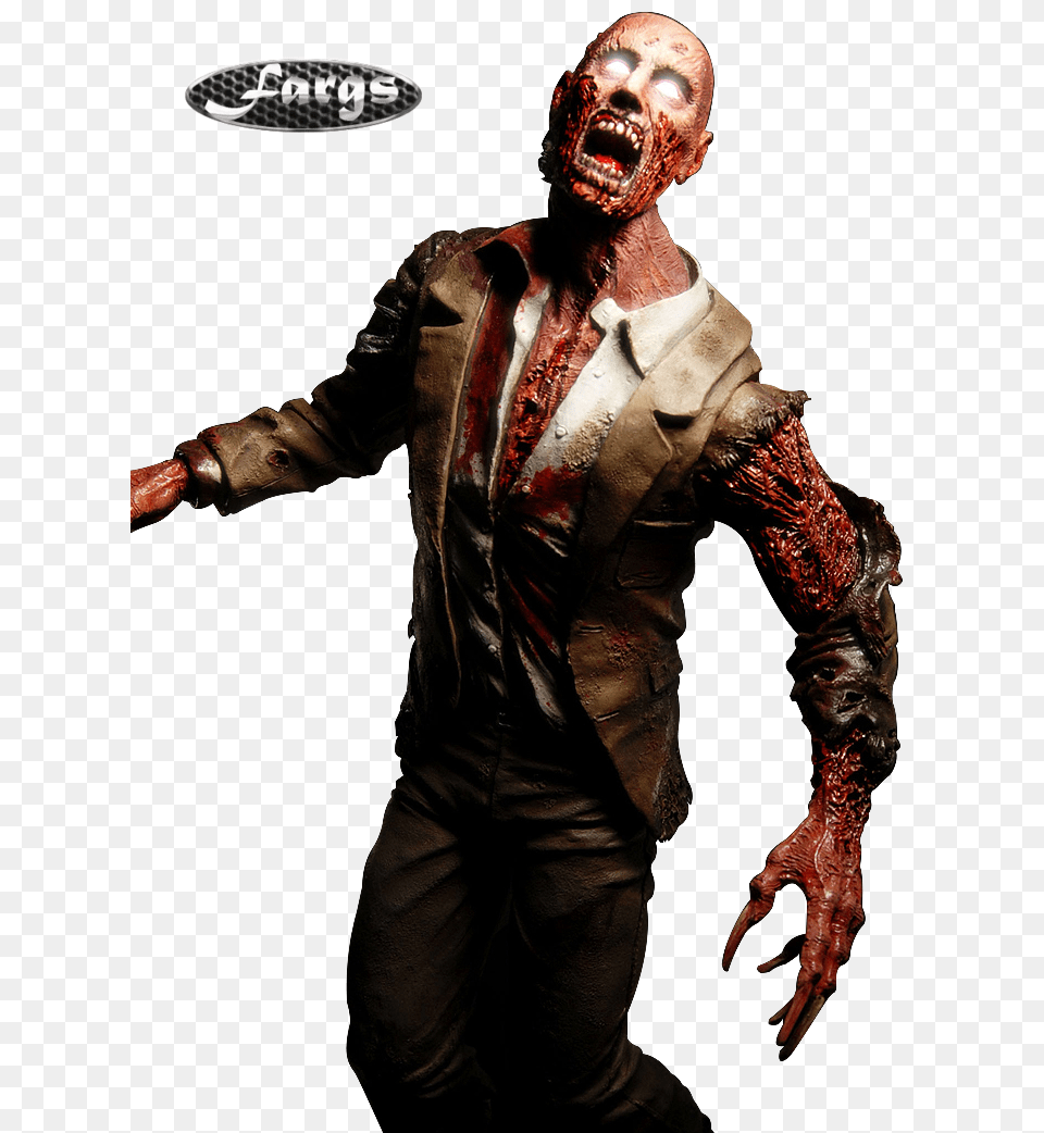 Zombie, Adult, Jacket, Man, Person Free Png Download