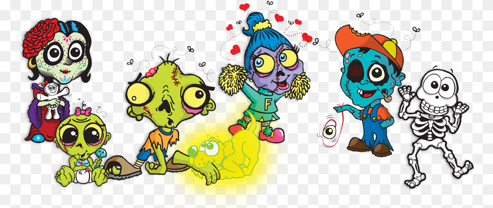 Zombie Antibully Children39s Books Cartoon, Art, Graphics, Baby, Face Free Transparent Png