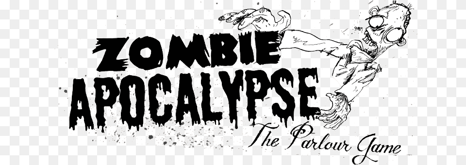 Zombie Apocalypse Logo Zombie, Book, People, Person, Publication Png Image