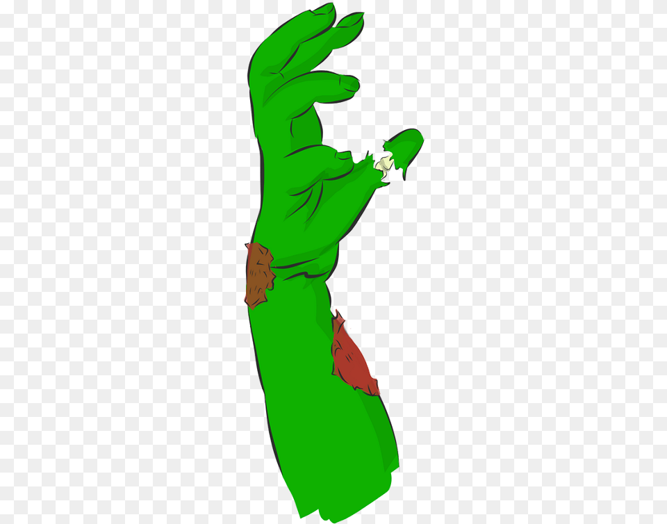 Zombie Arm Cartoon, Adult, Female, Person, Woman Free Png