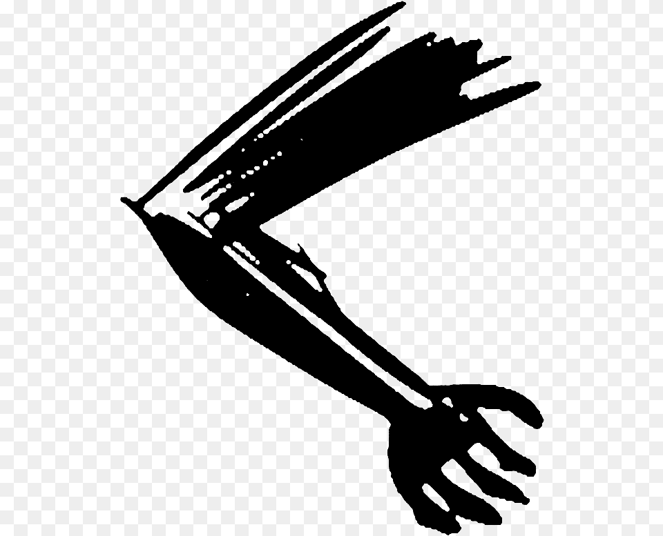 Zombie Arm Emblem Bo Illustration, Gray Png Image