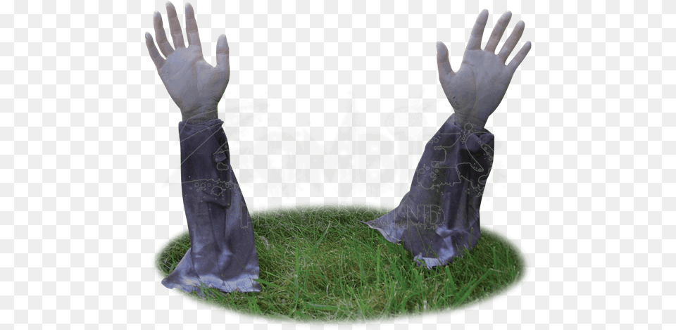 Zombie Arm Lawn Stakes Forum Novelties Zombie Arm Lawn Stakes 2 Pieces, Clothing, Glove, Child, Female Png