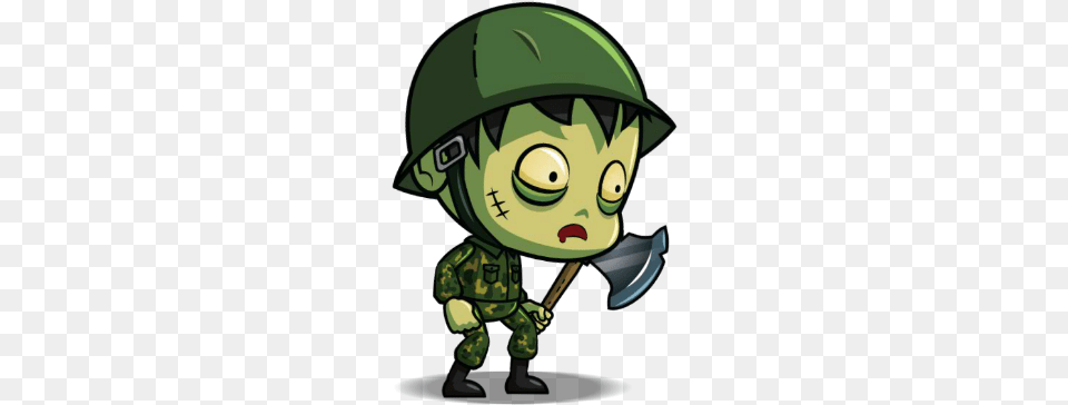 Zombie Army Character Royalty Game Art Texas, Baby, Person, Green, Face Free Png