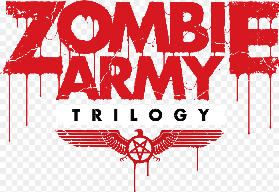 Zombie Army Trilogy Logo, Book, Publication, Animal, Bird Png Image