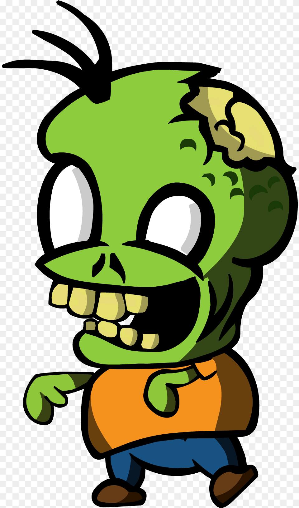 Zombie Cartoon Brains, Baby, Person, Green Free Png Download
