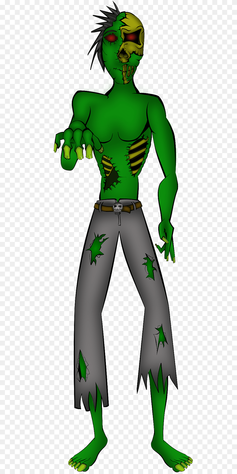 Zombie Clipart, Green, Adult, Person, Female Free Png Download