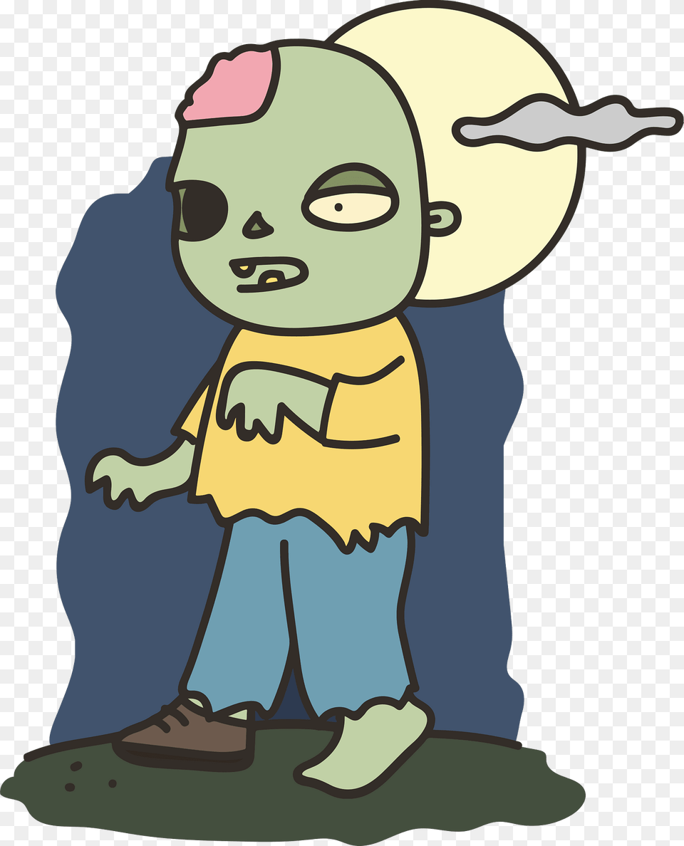 Zombie Clipart, Baby, Person, Cartoon, Face Free Png