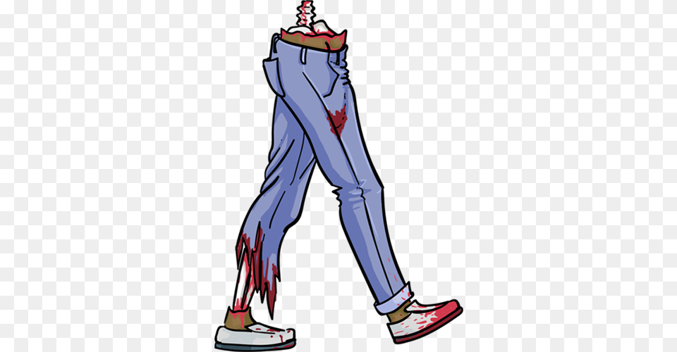 Zombie Clipart Leg, Clothing, Pants, People, Person Free Png Download