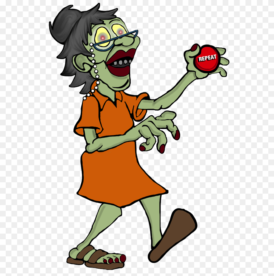 Zombie Clipart Student, Adult, Person, Female, Woman Free Png Download