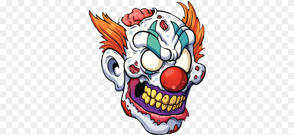 Zombie Clown Killerclown Freetoedit Scary Clown Cartoon, Dynamite, Weapon, Performer, Person Free Transparent Png