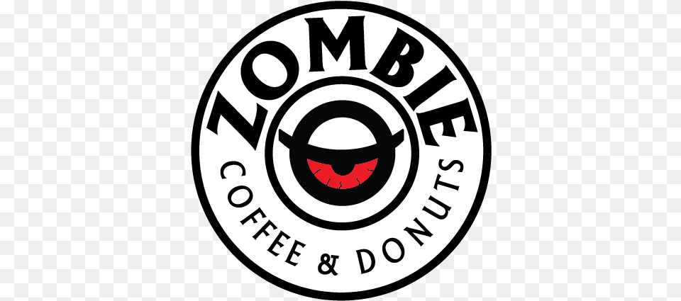 Zombie Coffee Donuts Circle, Logo, Disk Png Image