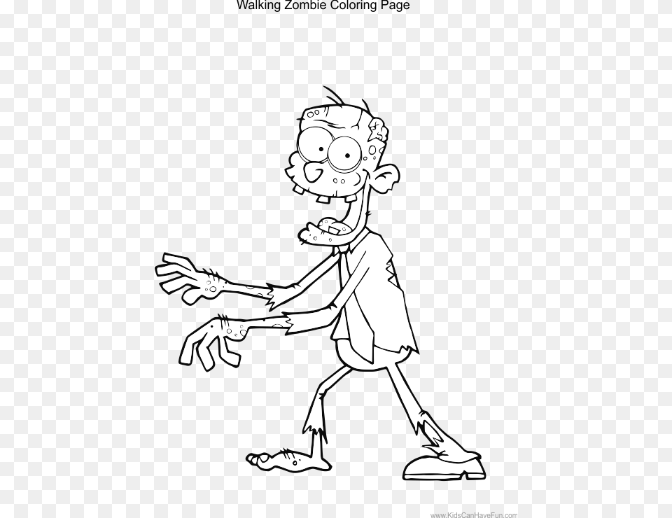 Zombie Coloring Pages Zombie Clipart Black And White, Baby, Person, Cleaning, Book Png