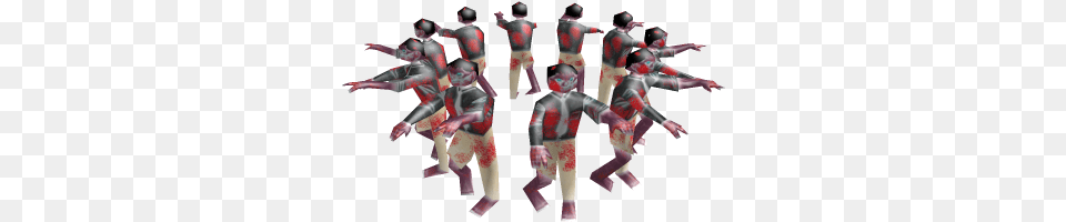 Zombie Crown New Roblox Crowd, Dancing, Leisure Activities, Person, Baby Free Png Download