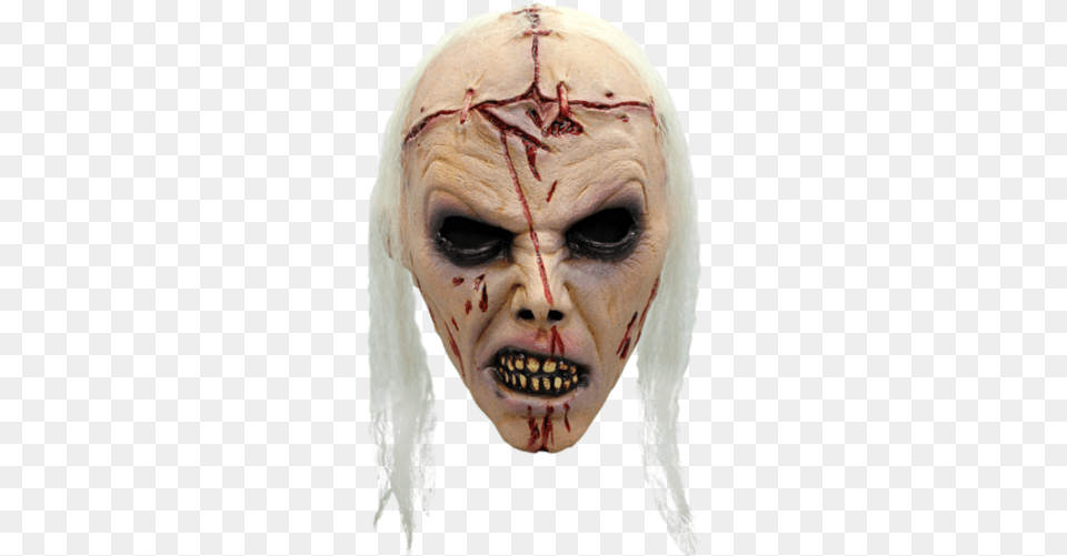 Zombie Doctor Horror Mask Latex Lobotomised Zombie Mask, Alien, Adult, Female, Person Free Png Download