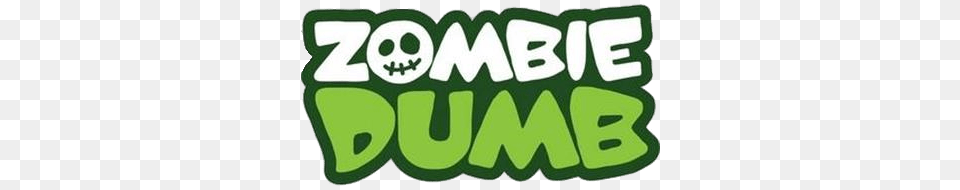 Zombie Dumb Logo, Green Png Image