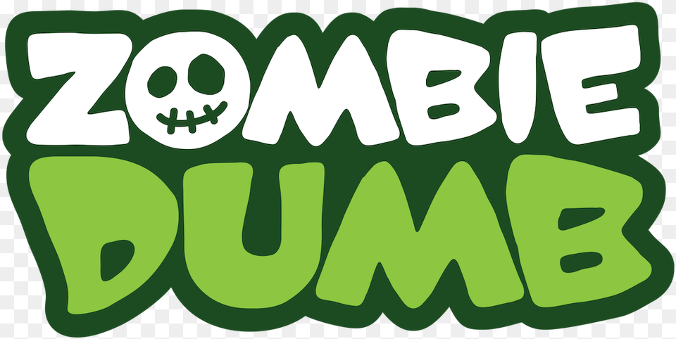 Zombie Dumb Netflix Zombie Dumb Logo, Green, Text, Face, Head Free Png Download
