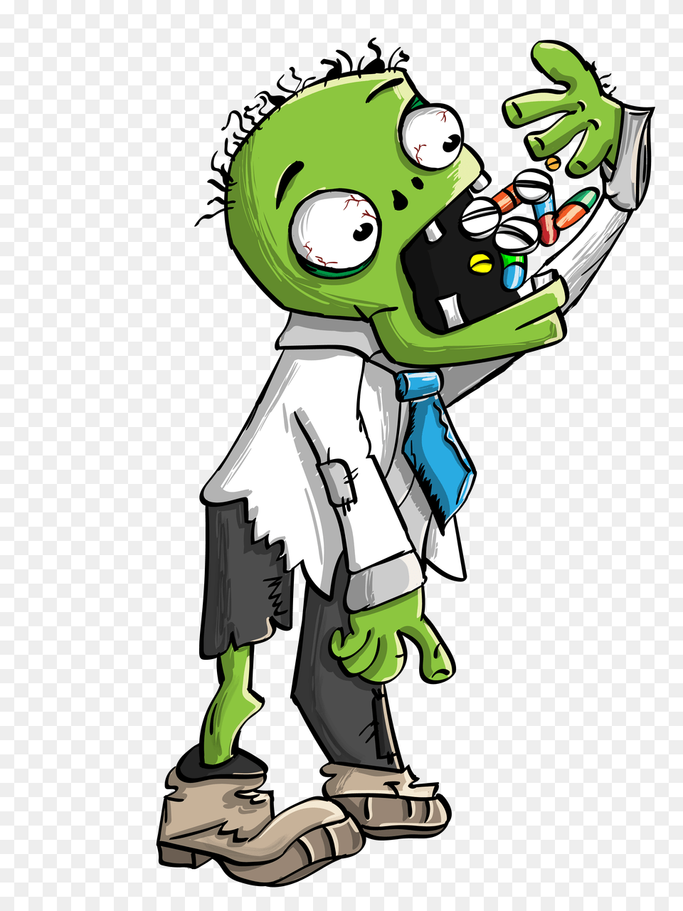 Zombie Eating Art, Book, Comics, Publication, Baby Png Image