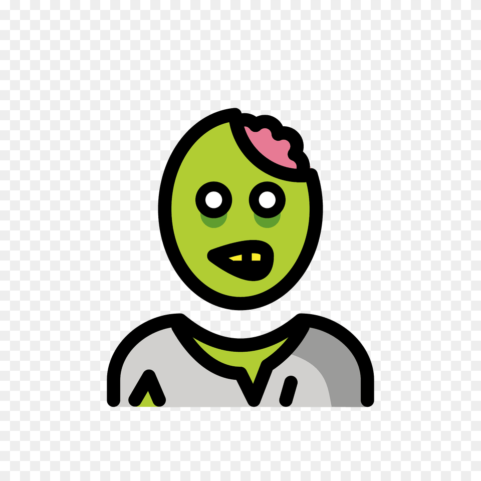 Zombie Emoji Clipart, Face, Head, Person, Photography Png Image