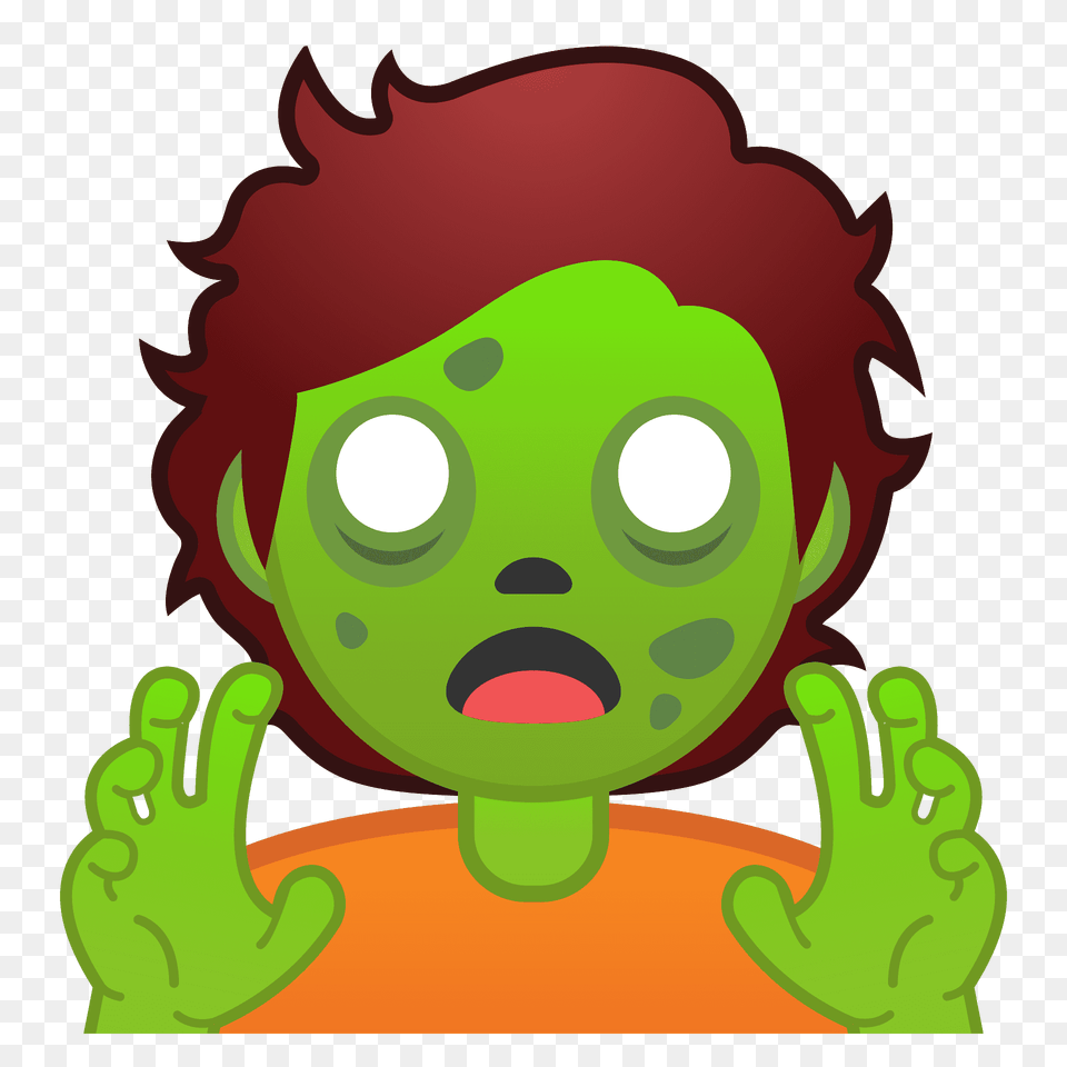 Zombie Emoji Clipart, Green, Portrait, Art, Photography Png Image