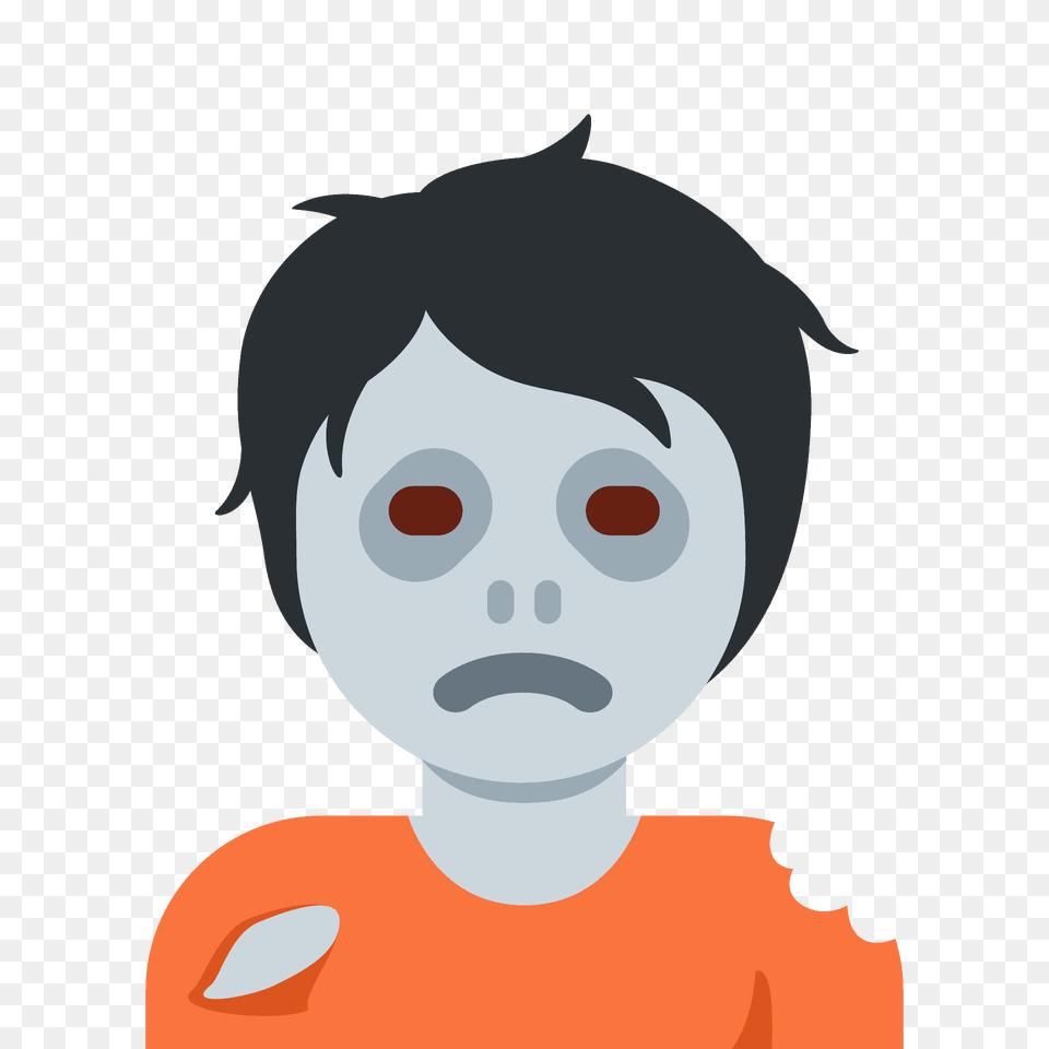 Zombie Emoji Clipart, Person, Portrait, Face, Head Free Png Download