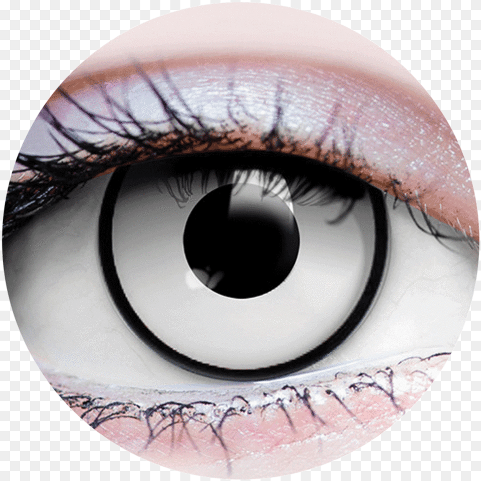 Zombie Girl, Contact Lens, Plate Free Png Download