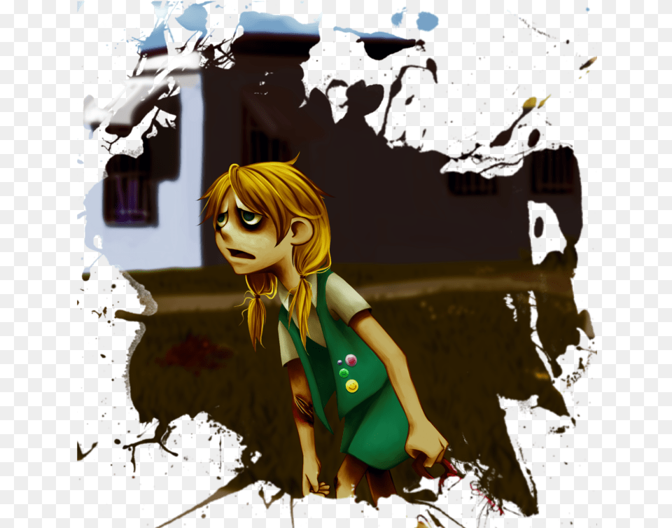 Zombie Girl Junio, Book, Comics, Publication, Adult Png Image