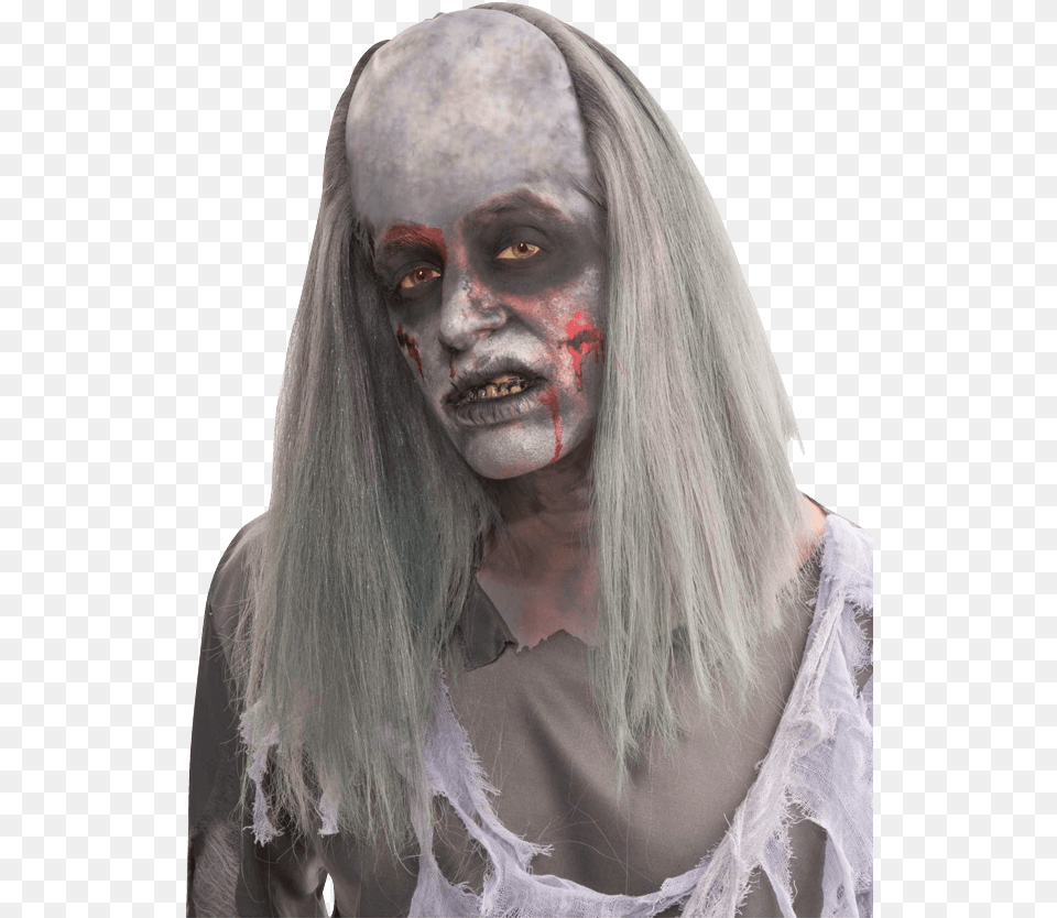 Zombie Grave Robber Wig Zombie Wig, Person, Face, Portrait, Head Free Transparent Png