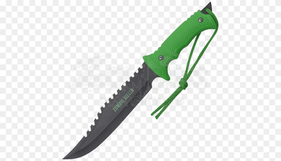 Zombie Green Sawback Knife Np H, Blade, Dagger, Weapon Png