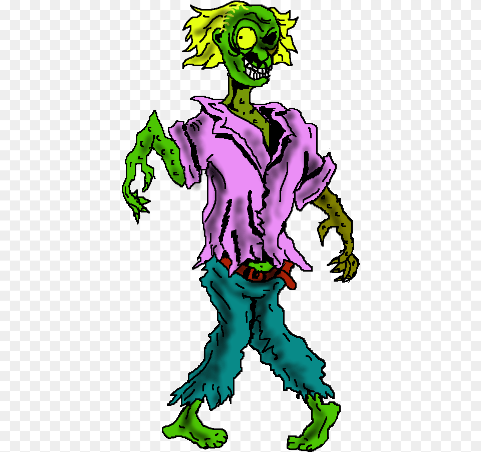 Zombie Halloween Clip Art Cartoon Zombie Alien, Graphics, Green, Person Free Transparent Png