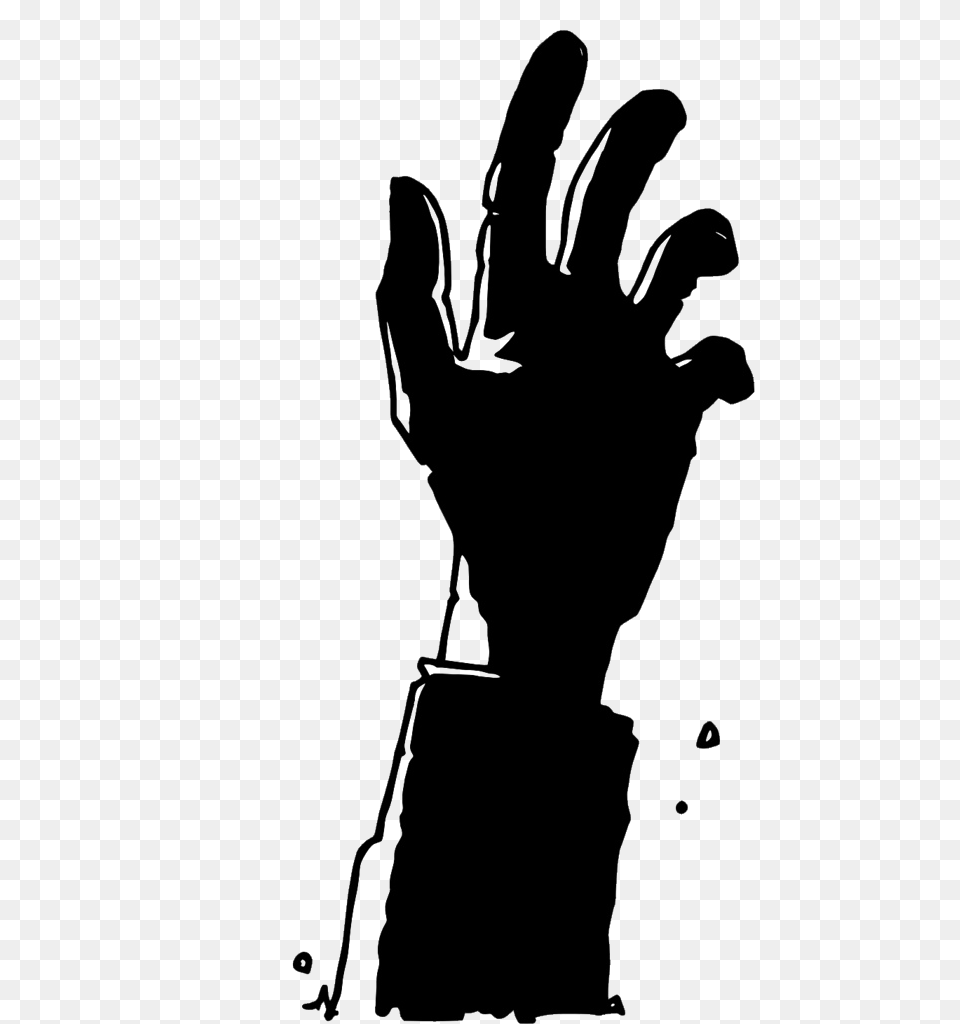 Zombie Hand Image Background, Clothing, Glove, Person, Body Part Free Png Download