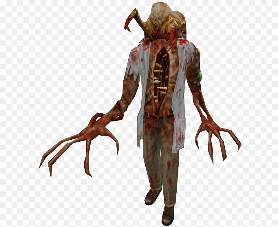 Zombie High Quality Image Crab Head Half Life, Person, Hardware, Electronics, Adult Png